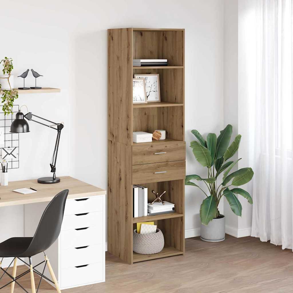 Highboard Artisan Egetræ 50 x 42,5 x 185 cm Konstrueret træ