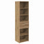 Highboard Artisan Egetræ 50 x 42,5 x 185 cm Konstrueret træ