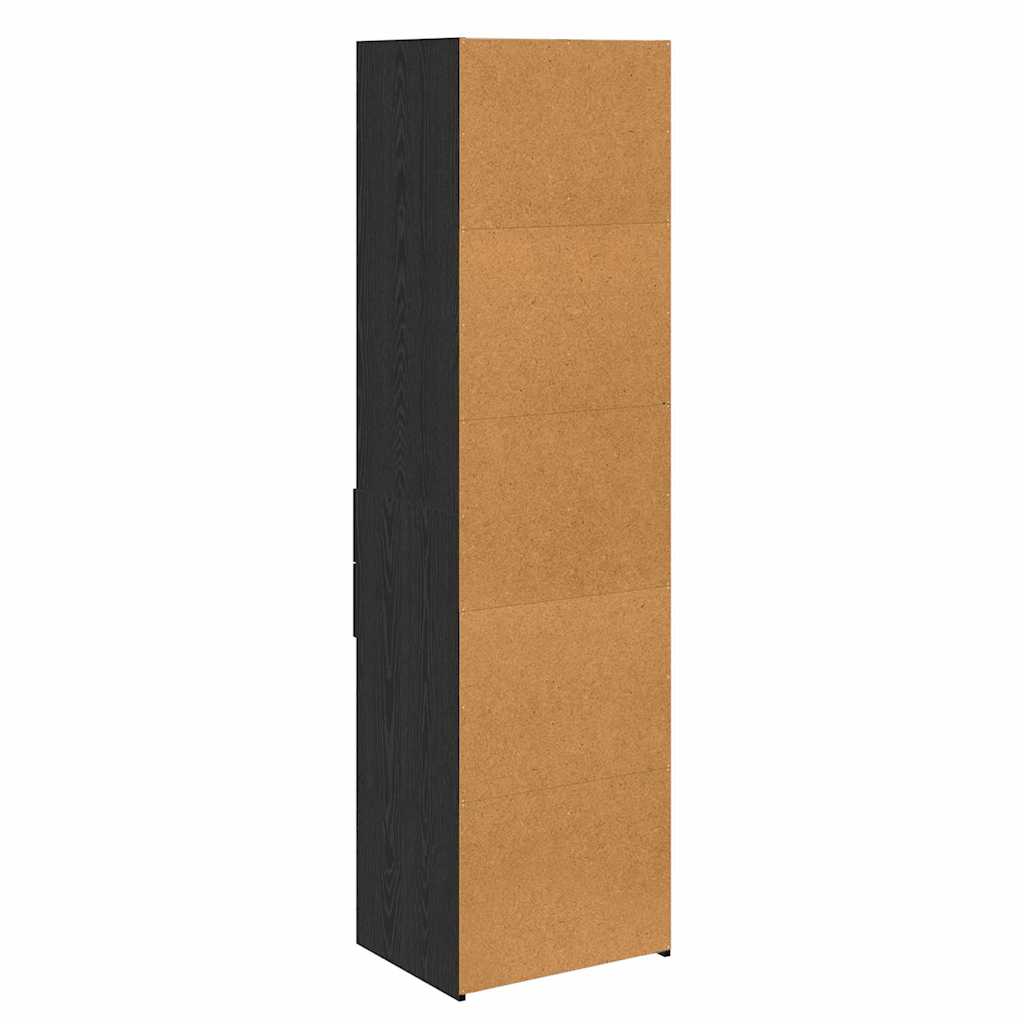 Highboard Sort eg 50 x 42,5 x 185 cm Konstrueret træ