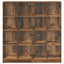 Highboard 2 stk. Gammelt træ 68 x 37 x 142 cm Konstrueret træ