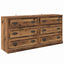 Sideboards 2 stk. Gammelt træ 70 x 35,5 x 67,5 cm