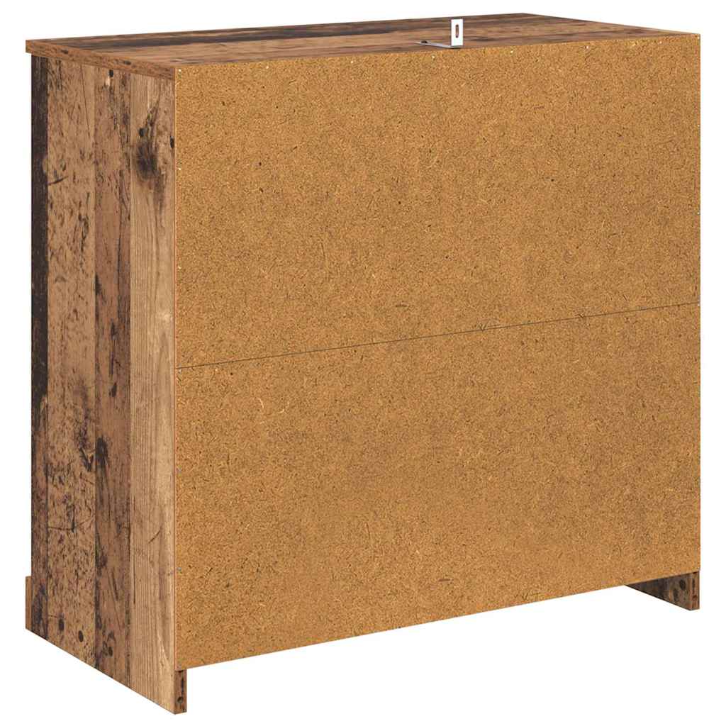 Sideboards 2 stk. Gammelt træ 70 x 35,5 x 67,5 cm