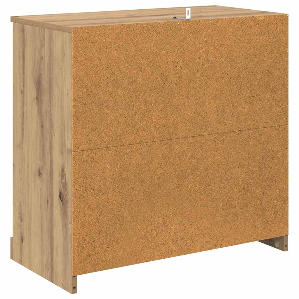 Sideboards 2 stk. Artisan Egetræ 70 x 35,5 x 67,5 cm