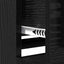 Sideboards 2 stk. Sort eg 70 x 35,5 x 67,5 cm Konstrueret træ