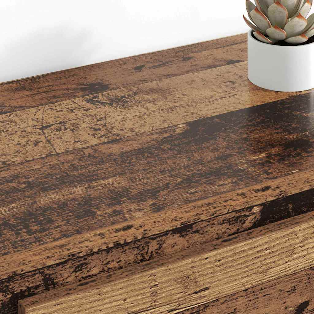 Sideboards 2 stk. Gammelt træ 70 x 35,5 x 67,5 cm