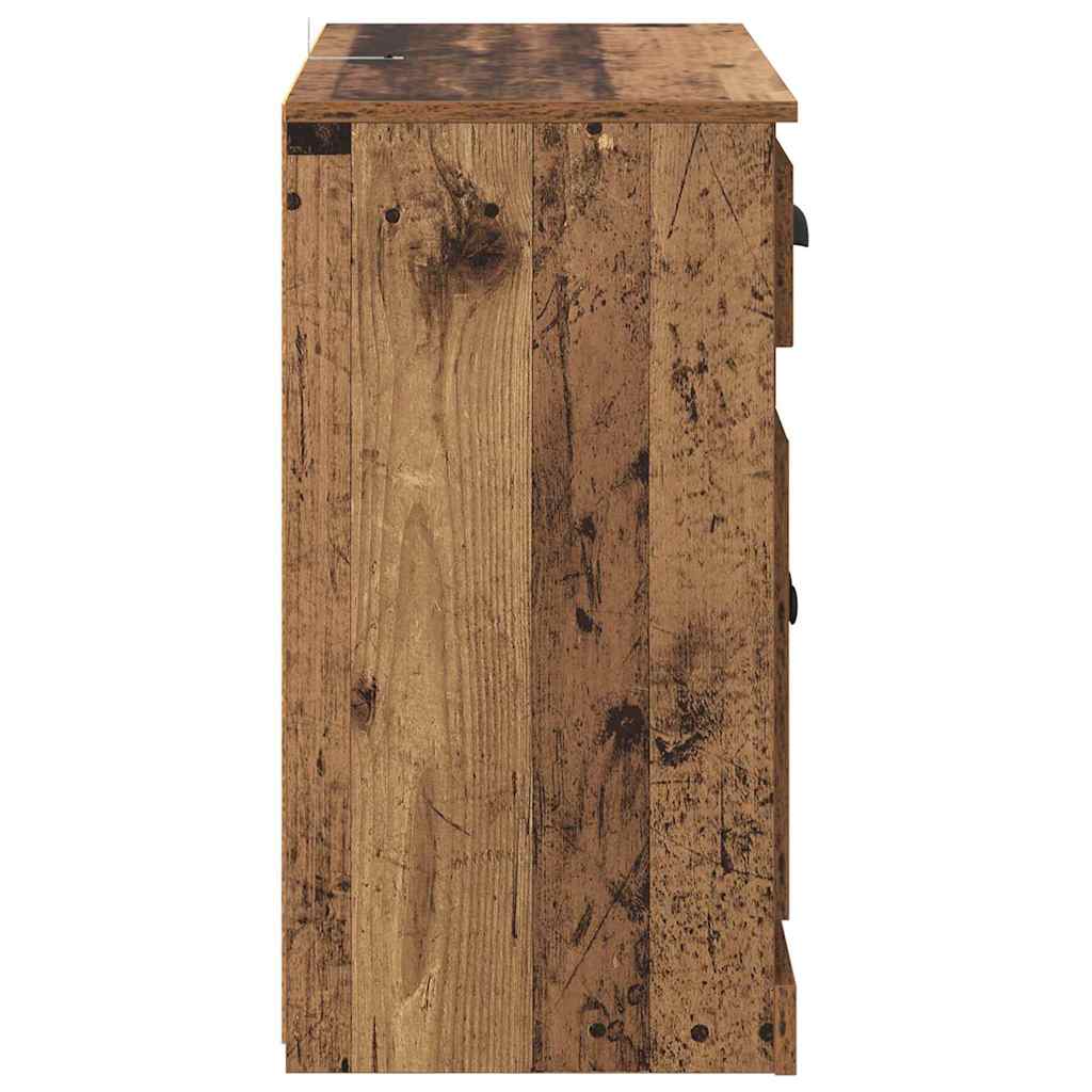 Sideboards 2 stk. Gammelt træ 70 x 35,5 x 67,5 cm