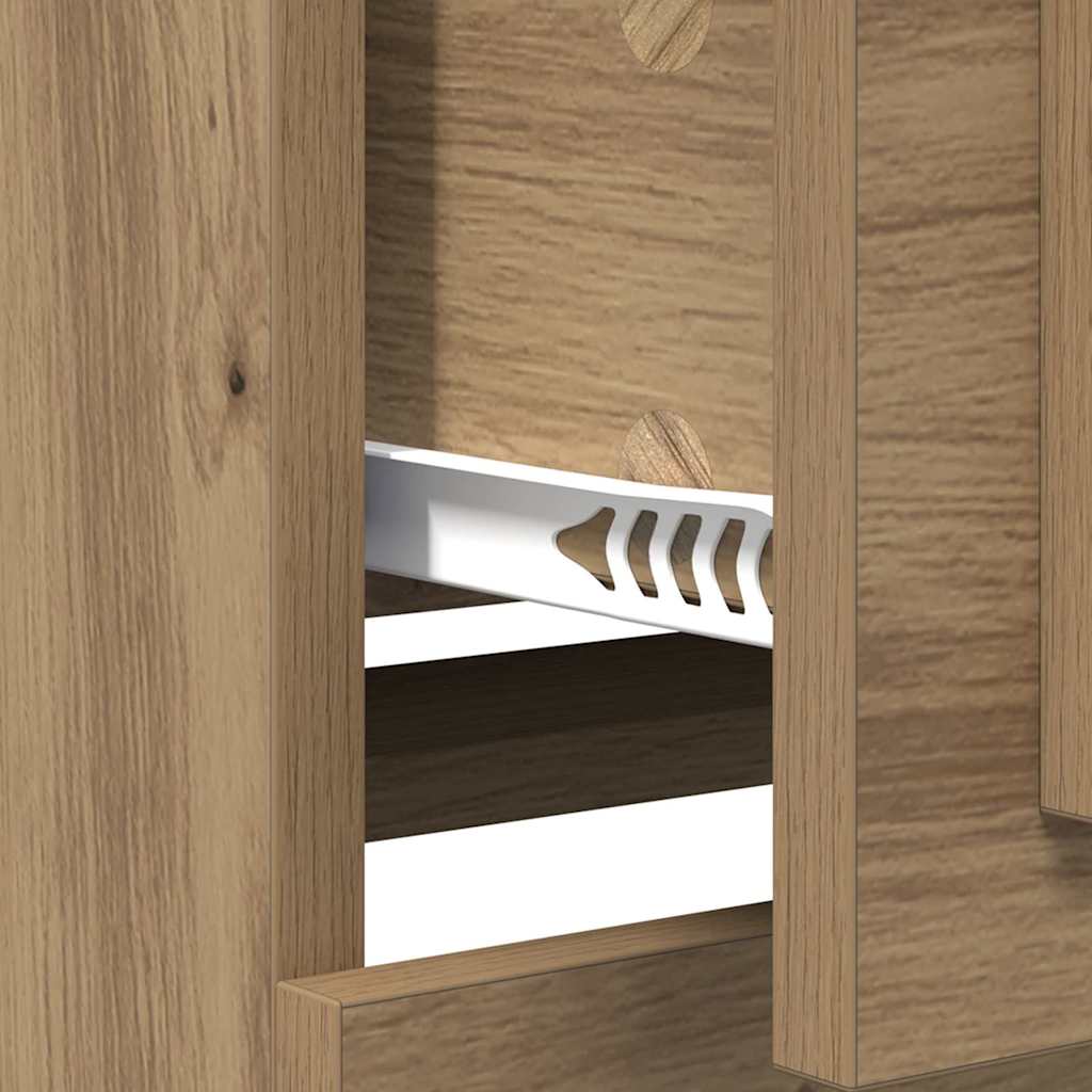 Sideboards 2 stk. Artisan Egetræ 70 x 35,5 x 67,5 cm