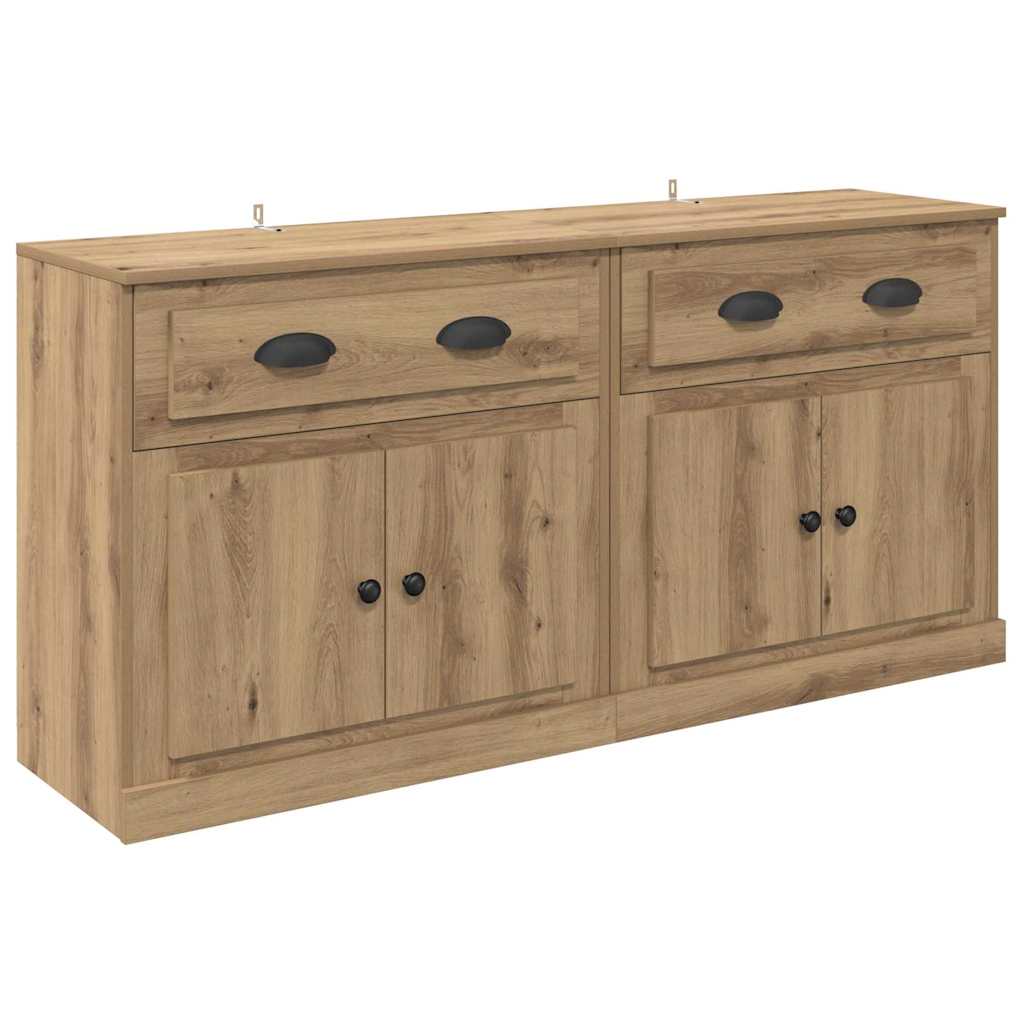 Sideboards 2 stk. Artisan Egetræ 70 x 35,5 x 67,5 cm