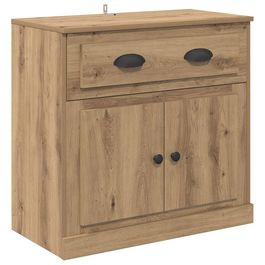 Sideboards 2 stk. Artisan Egetræ 70 x 35,5 x 67,5 cm