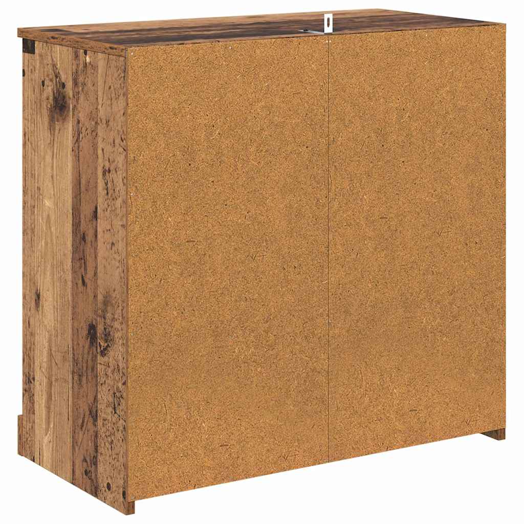 Sideboards 2 stk. Gammelt træ 70 x 35,5 x 67,5 cm