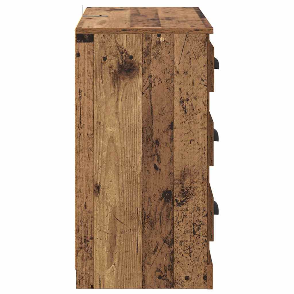 Sideboards 2 stk. Gammelt træ 70 x 35,5 x 67,5 cm