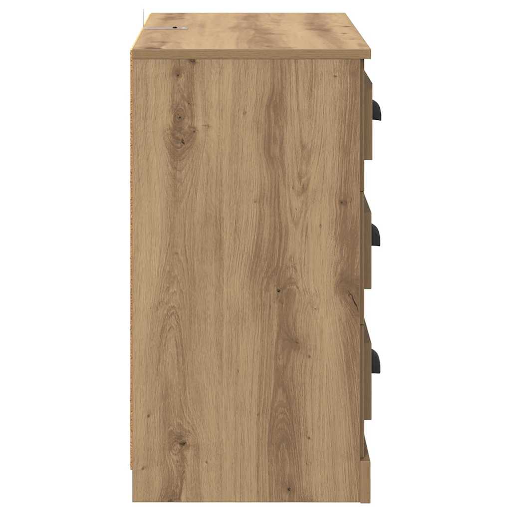 Sideboards 2 stk. Artisan Egetræ 70 x 35,5 x 67,5 cm