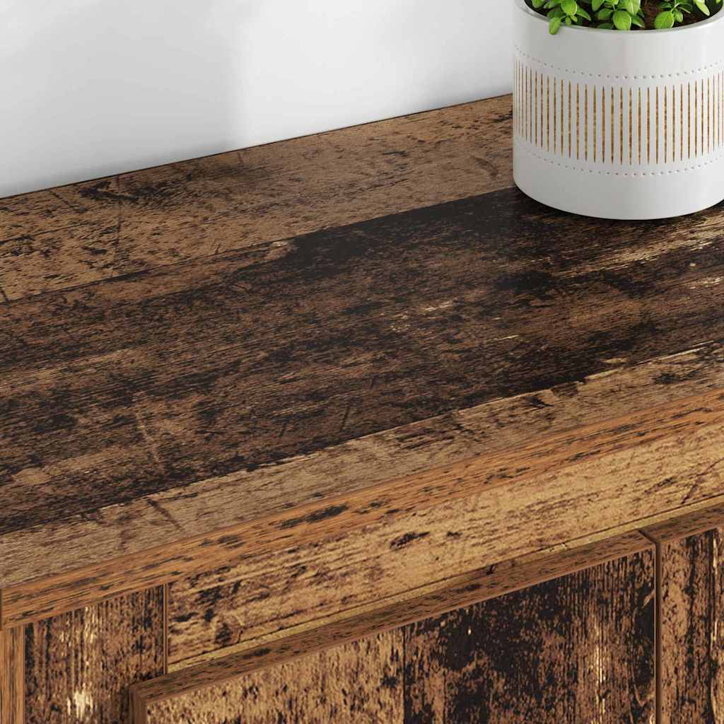 Highboard 3 stk. Gammelt træ 132 x 35,5 x 103,5 cm