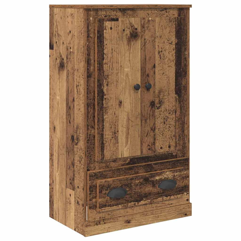 Highboard 3 stk. Gammelt træ 132 x 35,5 x 103,5 cm