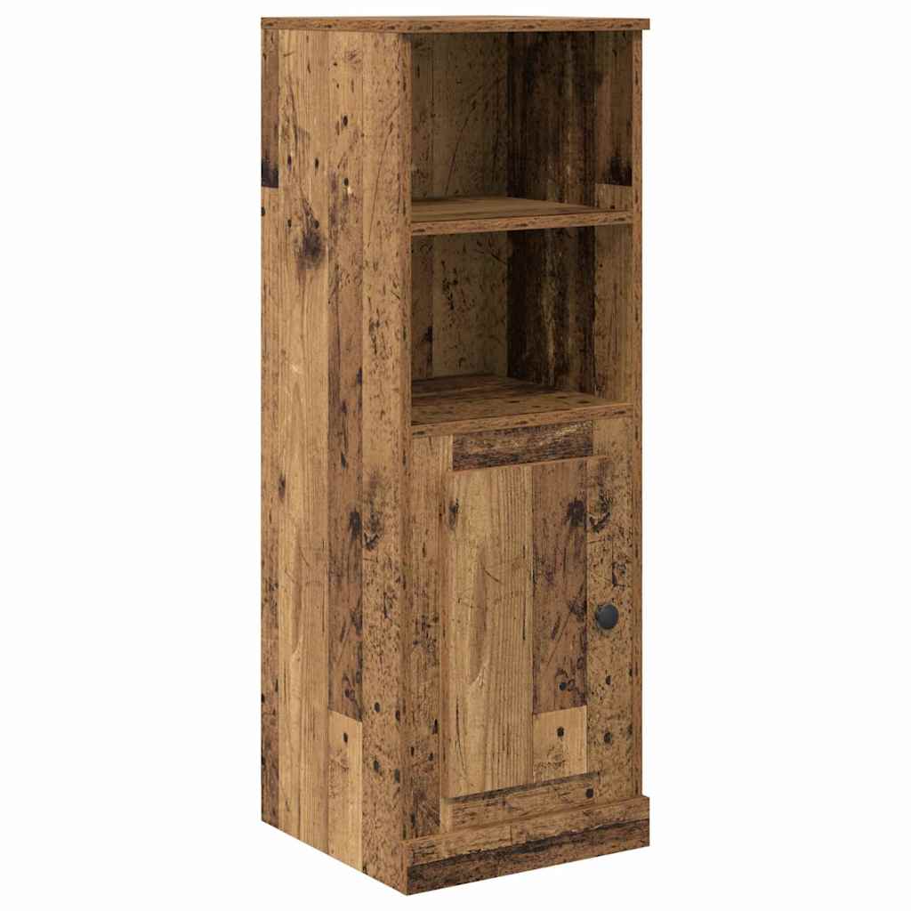 Highboard 3 stk. Gammelt træ 132 x 35,5 x 103,5 cm