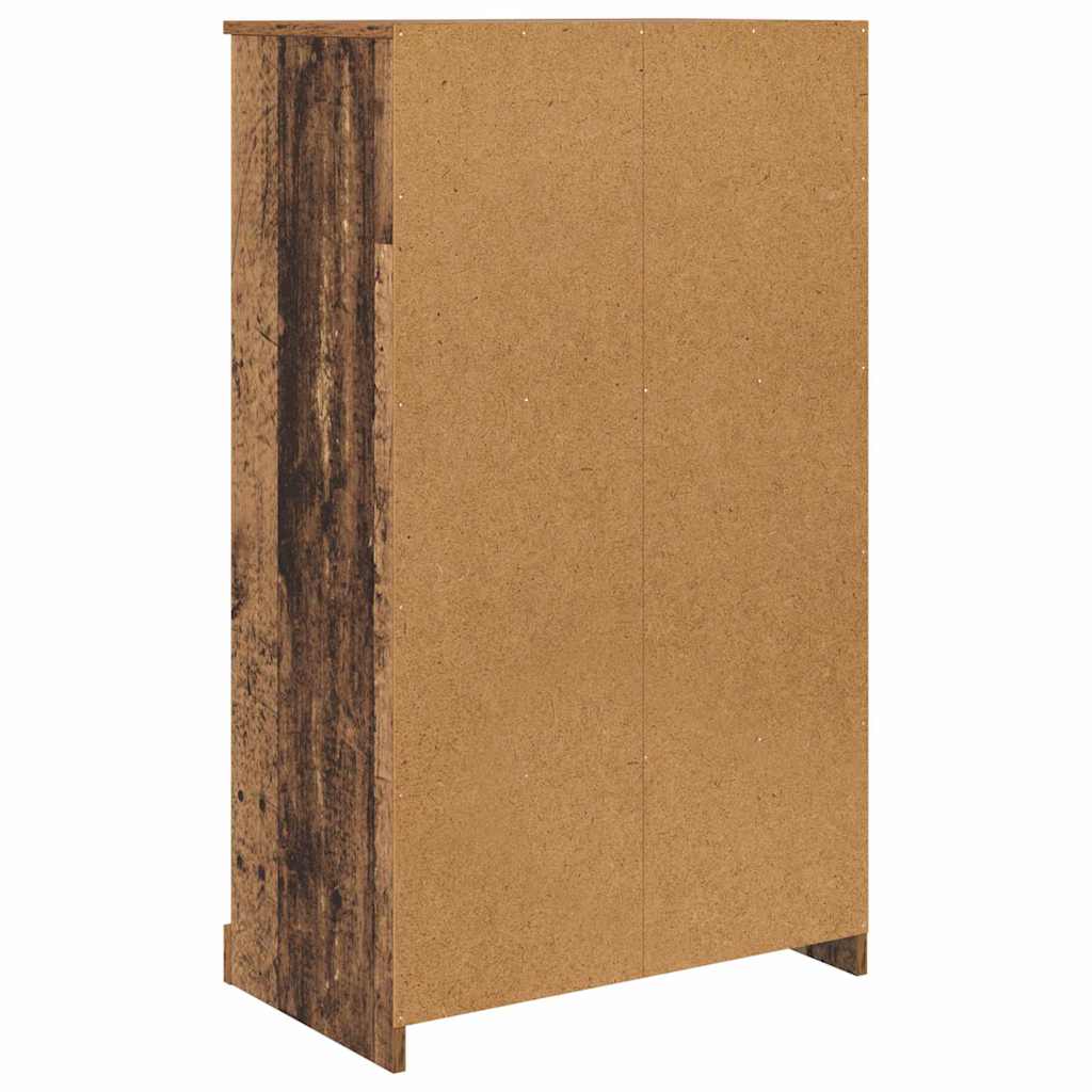 Highboard 3 stk. Gammelt træ 132 x 35,5 x 103,5 cm