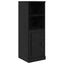 Highboard 3 stk. Sort eg 132 x 35,5 x 103,5 cm Konstrueret træ
