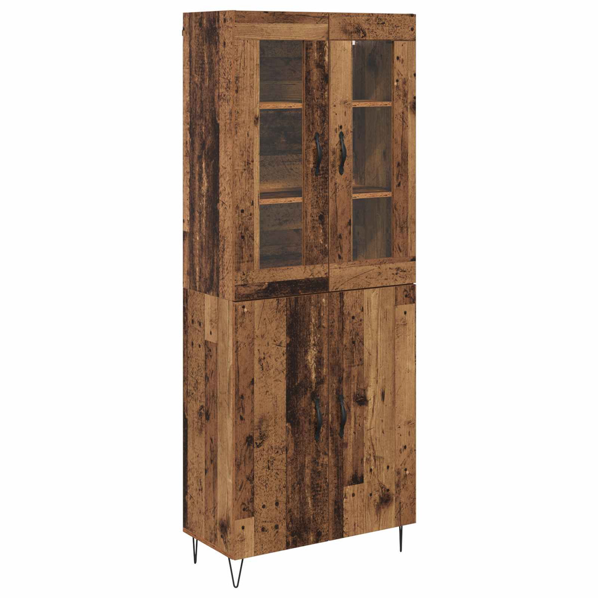 Highboard Gammelt træ 69,5 x 34 x 90 cm Konstrueret træ