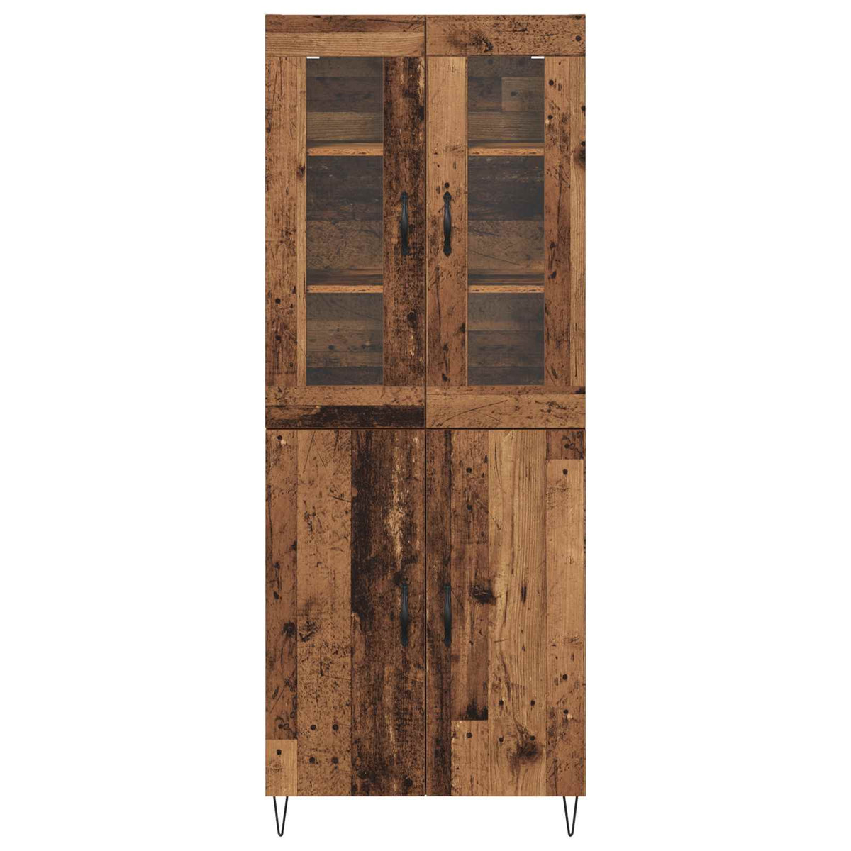 Highboard Gammelt træ 69,5 x 34 x 90 cm Konstrueret træ