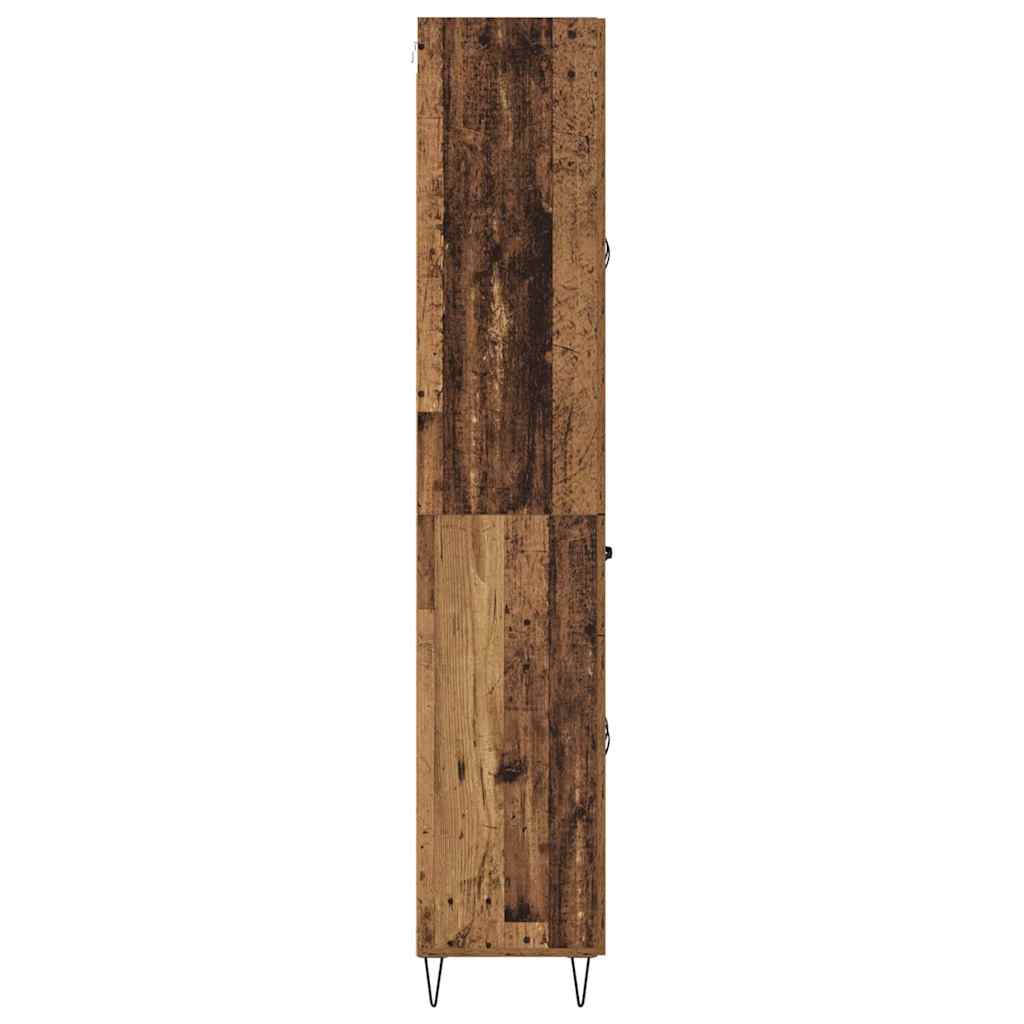 Highboard Gammelt træ 69,5 x 34 x 90 cm Konstrueret træ