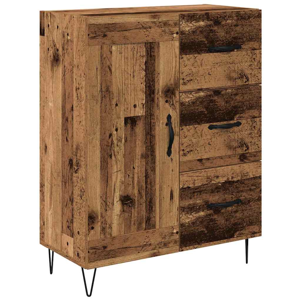 Highboard Gammelt træ 69,5 x 34 x 90 cm Konstrueret træ