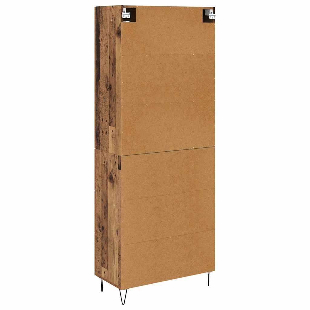 Highboard Gammelt træ 69,5 x 34 x 90 cm Konstrueret træ