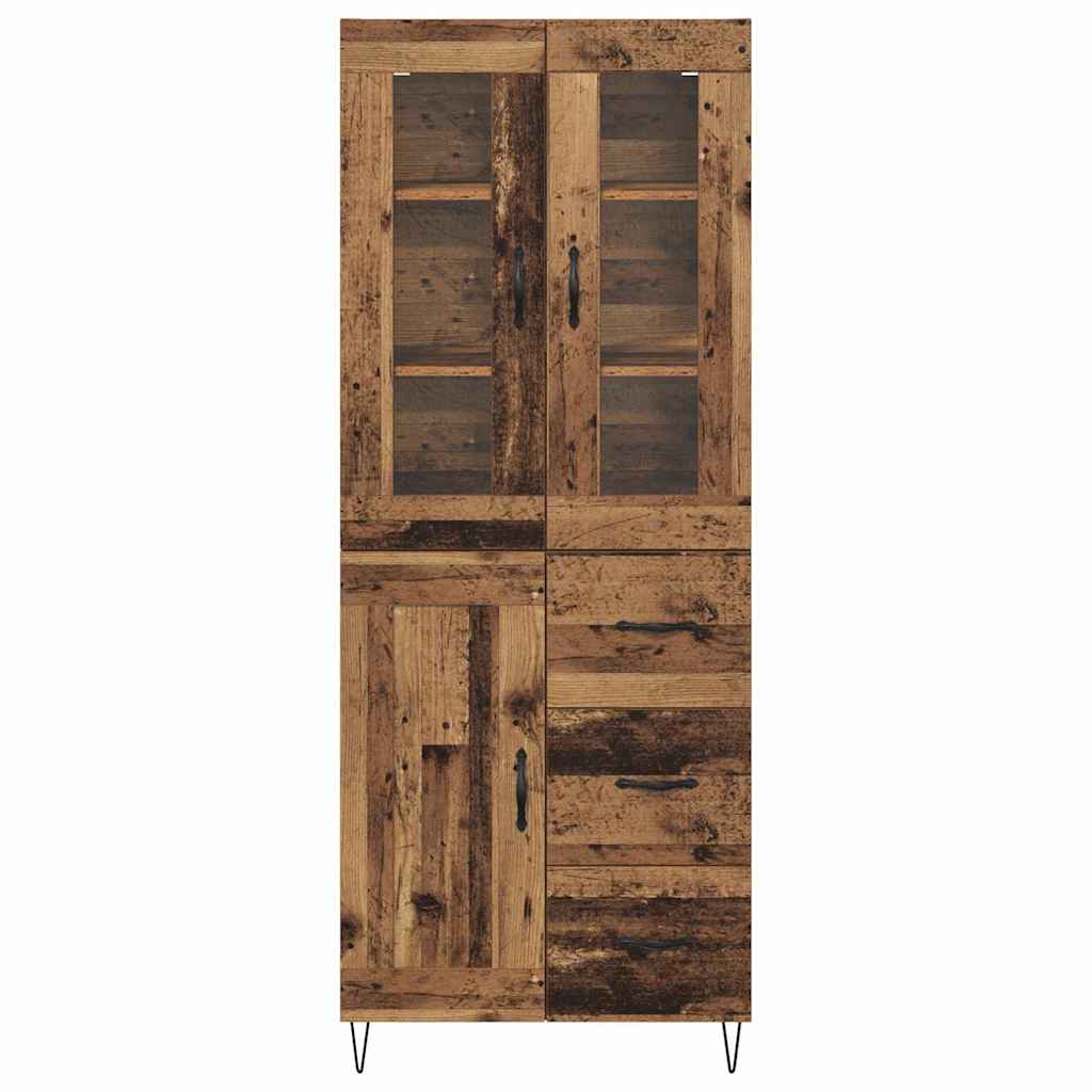 Highboard Gammelt træ 69,5 x 34 x 90 cm Konstrueret træ