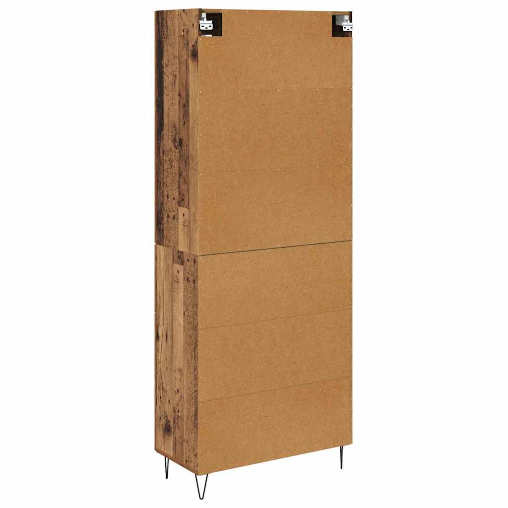 Highboard Gammelt træ 69,5 x 34 x 90 cm Konstrueret træ