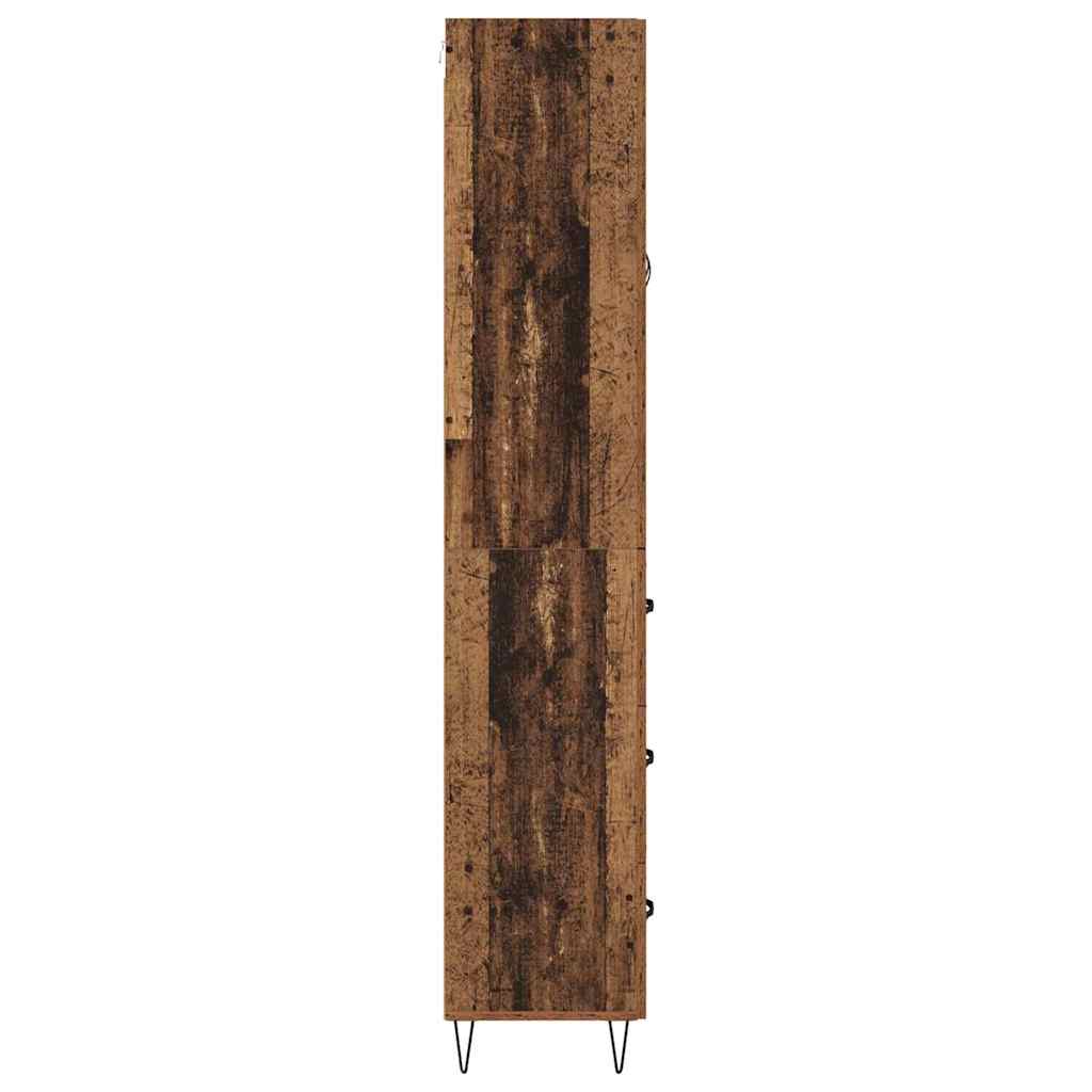 Highboard Gammelt træ 69,5 x 34 x 90 cm Konstrueret træ