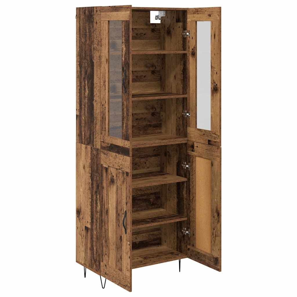 Highboard Gammelt træ 69,5 x 34 x 90 cm Konstrueret træ