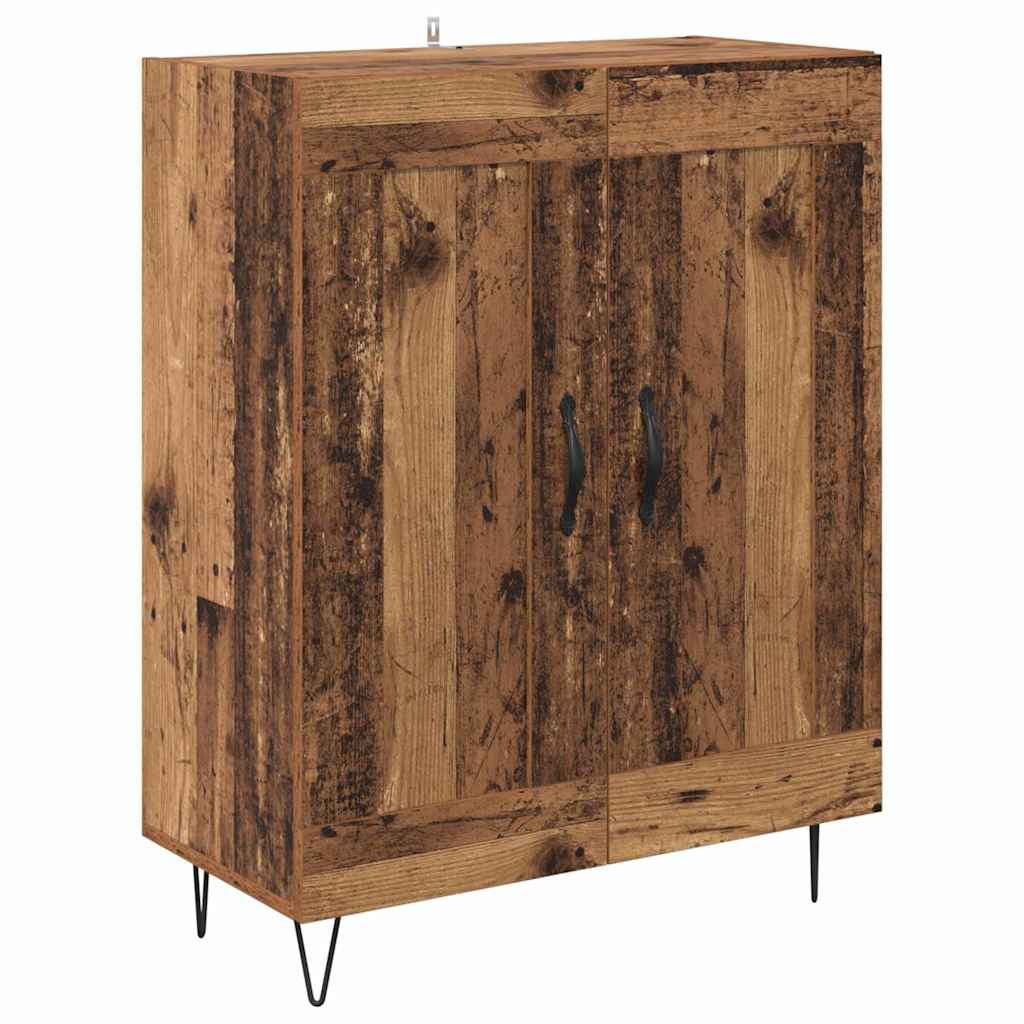 Highboard Gammelt træ 69,5 x 34 x 90 cm Konstrueret træ