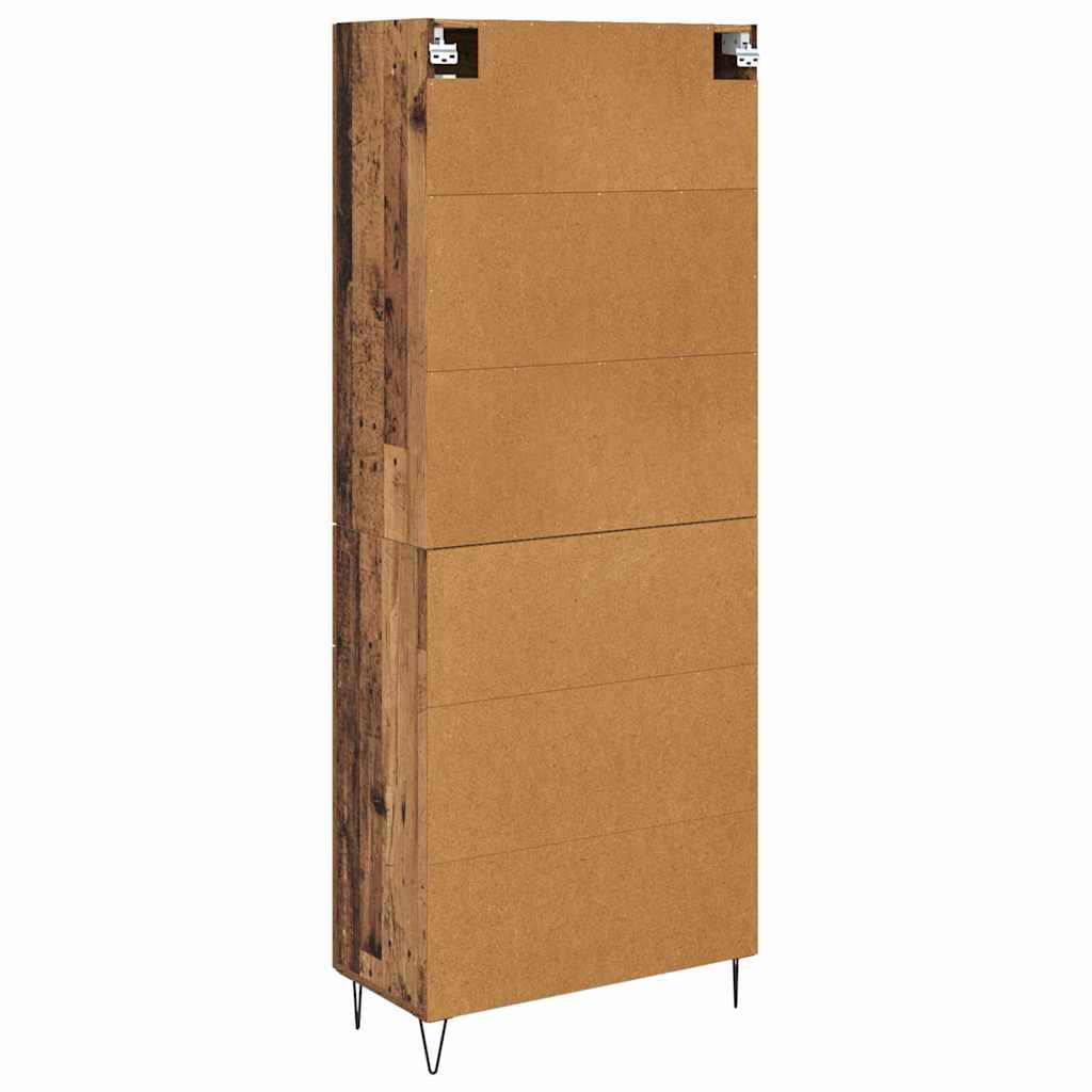 Highboard Gammelt træ 69,5 x 34 x 90 cm Konstrueret træ