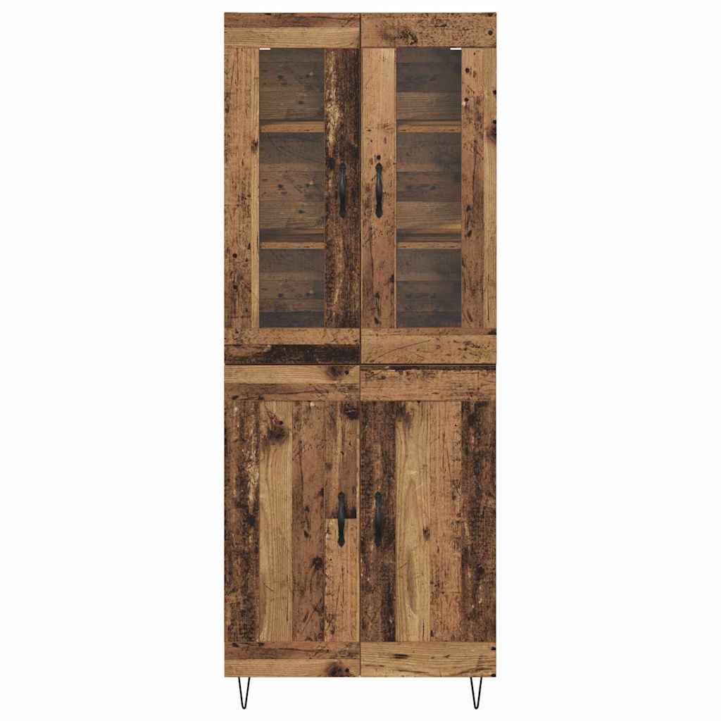 Highboard Gammelt træ 69,5 x 34 x 90 cm Konstrueret træ