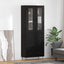 Highboard Sort eg 69,5 x 34 x 90 cm Konstrueret træ