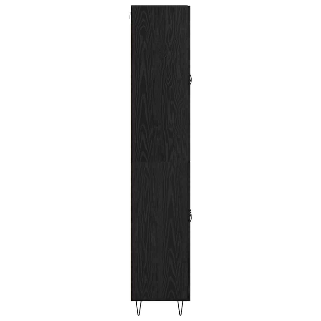 Highboard Sort eg 69,5 x 34 x 90 cm Konstrueret træ