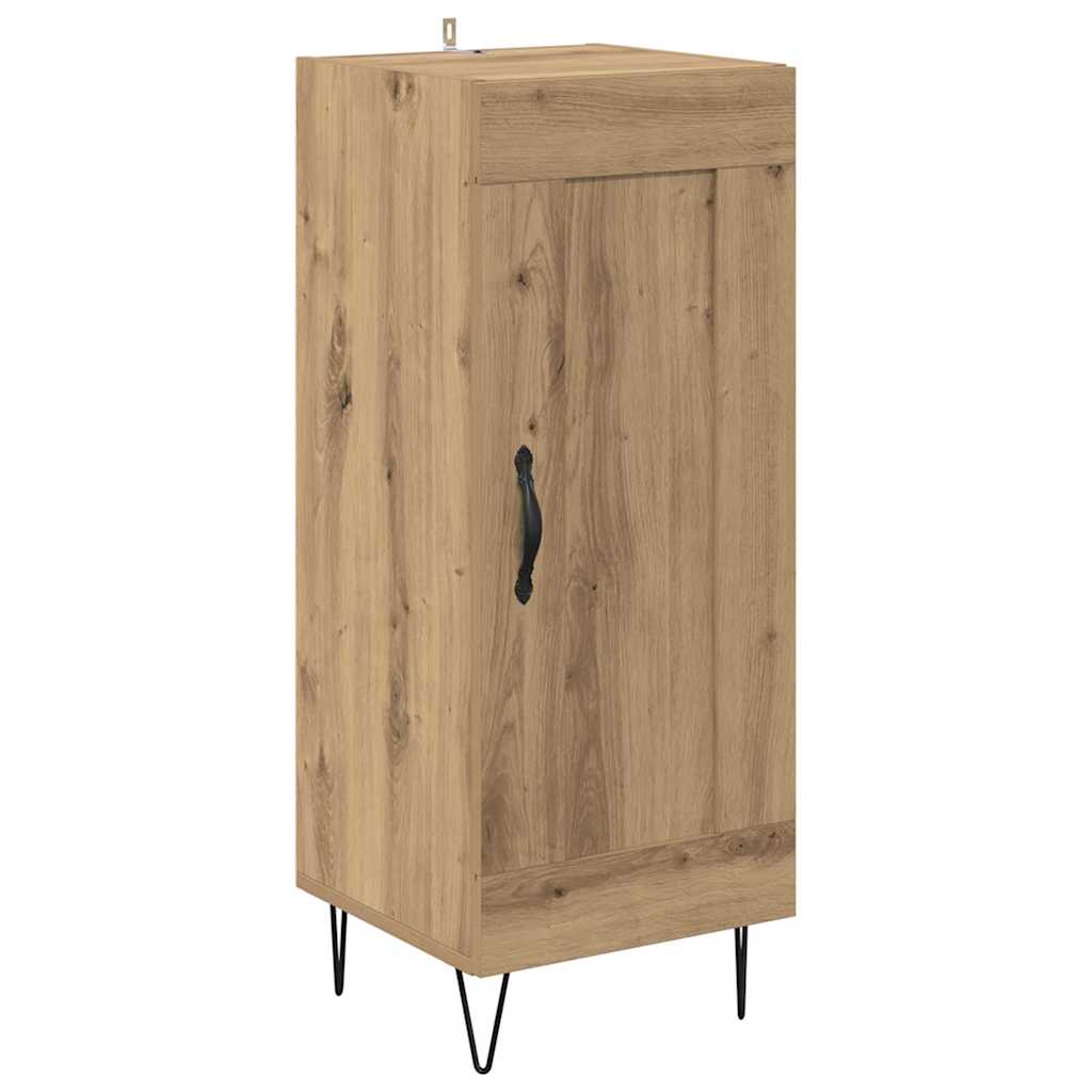Highboard Artisan Egetræ 34,5 x 34 x 90 cm Konstrueret træ
