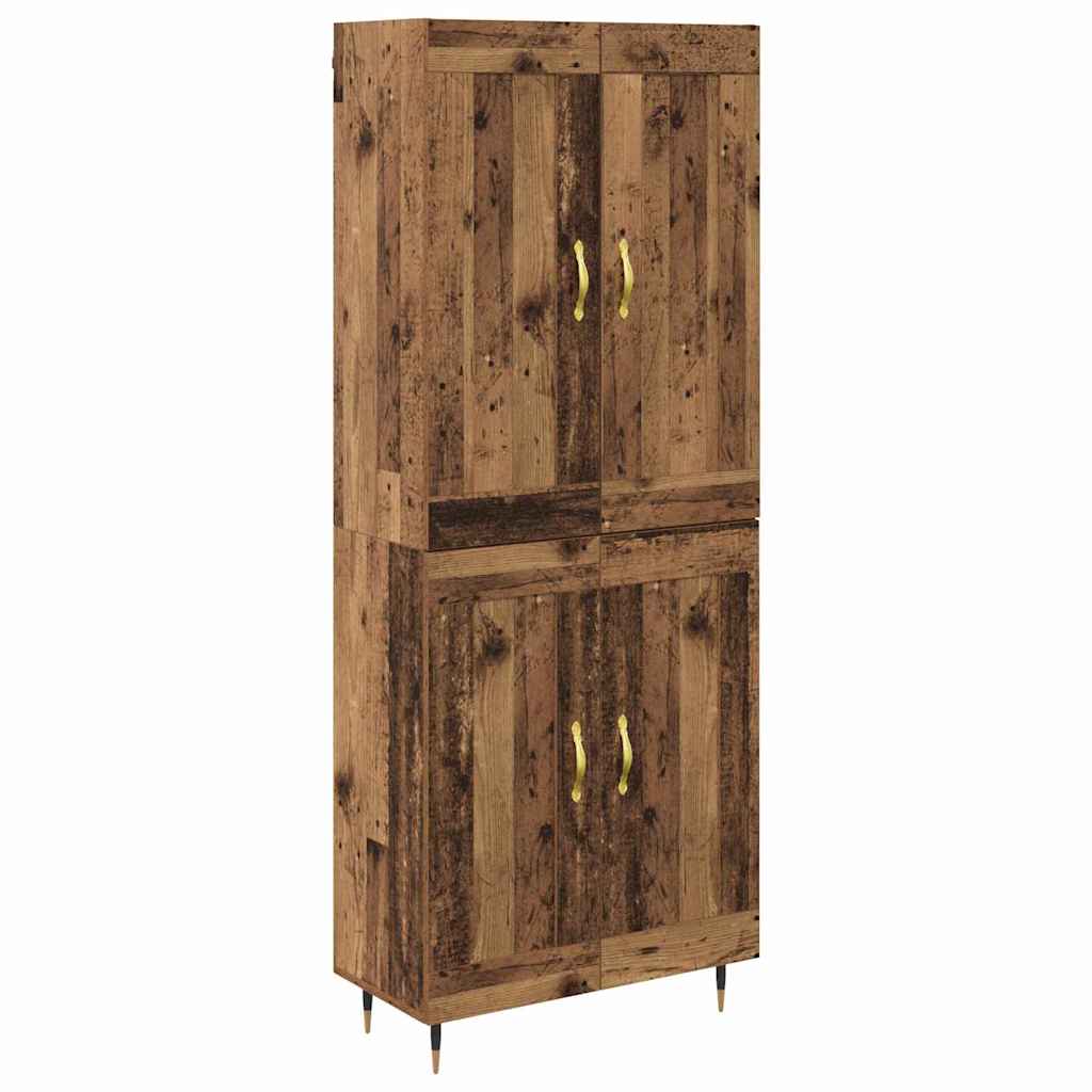 Highboard Gammelt træ 69,5 x 34 x 90 cm Konstrueret træ