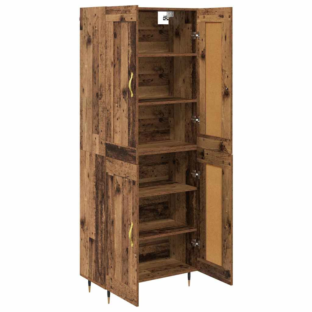 Highboard Gammelt træ 69,5 x 34 x 90 cm Konstrueret træ