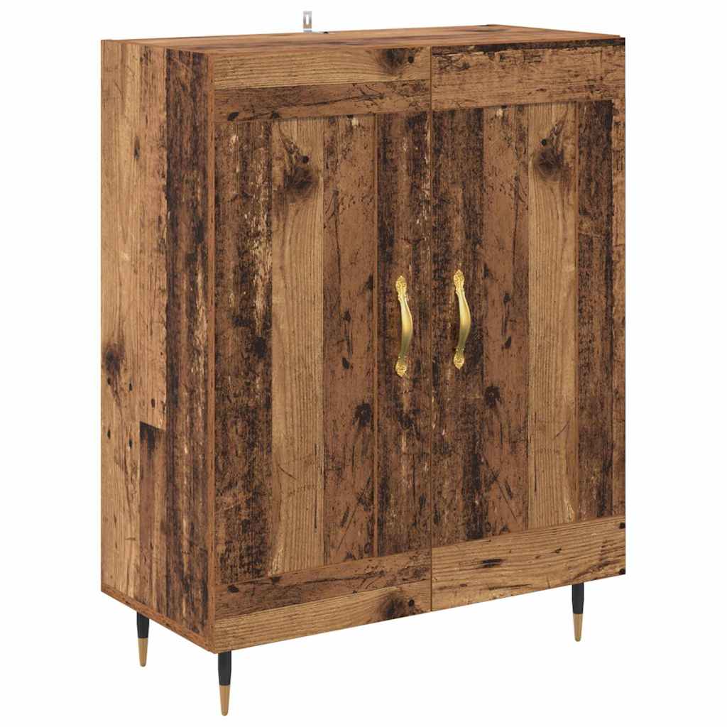 Highboard Gammelt træ 69,5 x 34 x 90 cm Konstrueret træ