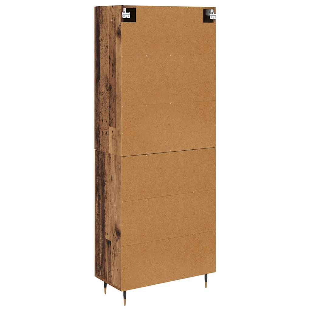 Highboard Gammelt træ 69,5 x 34 x 90 cm Konstrueret træ