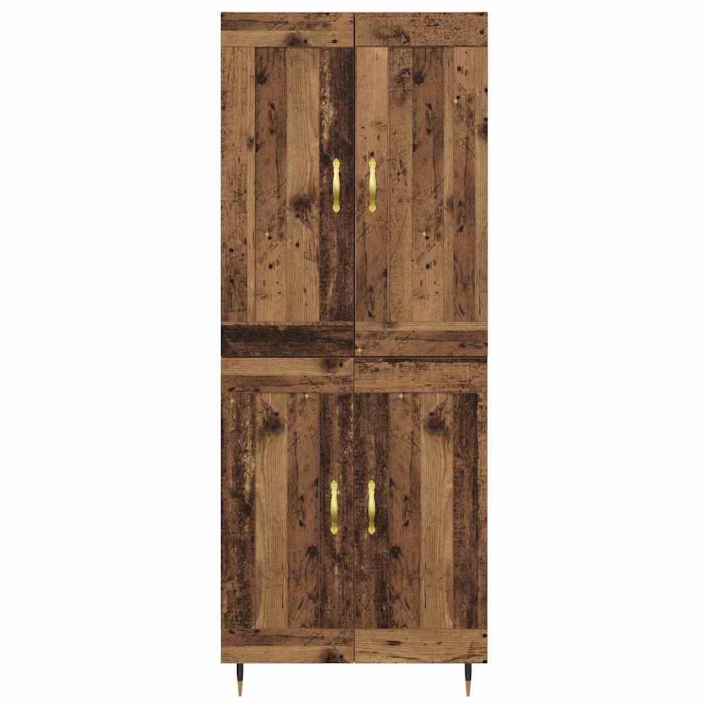 Highboard Gammelt træ 69,5 x 34 x 90 cm Konstrueret træ