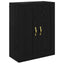 Highboard Sort eg 69,5 x 34 x 90 cm Konstrueret træ