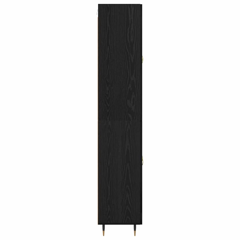 Highboard Sort eg 69,5 x 34 x 90 cm Konstrueret træ