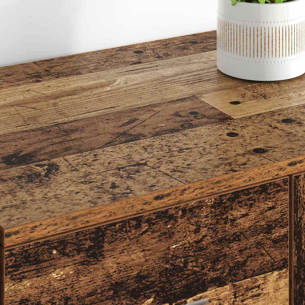 Sideboards CORONA 2 stk. Gammelt træ 59 x 39 x 80 cm