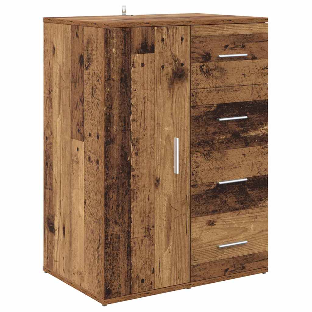 Sideboards CORONA 2 stk. Gammelt træ 59 x 39 x 80 cm