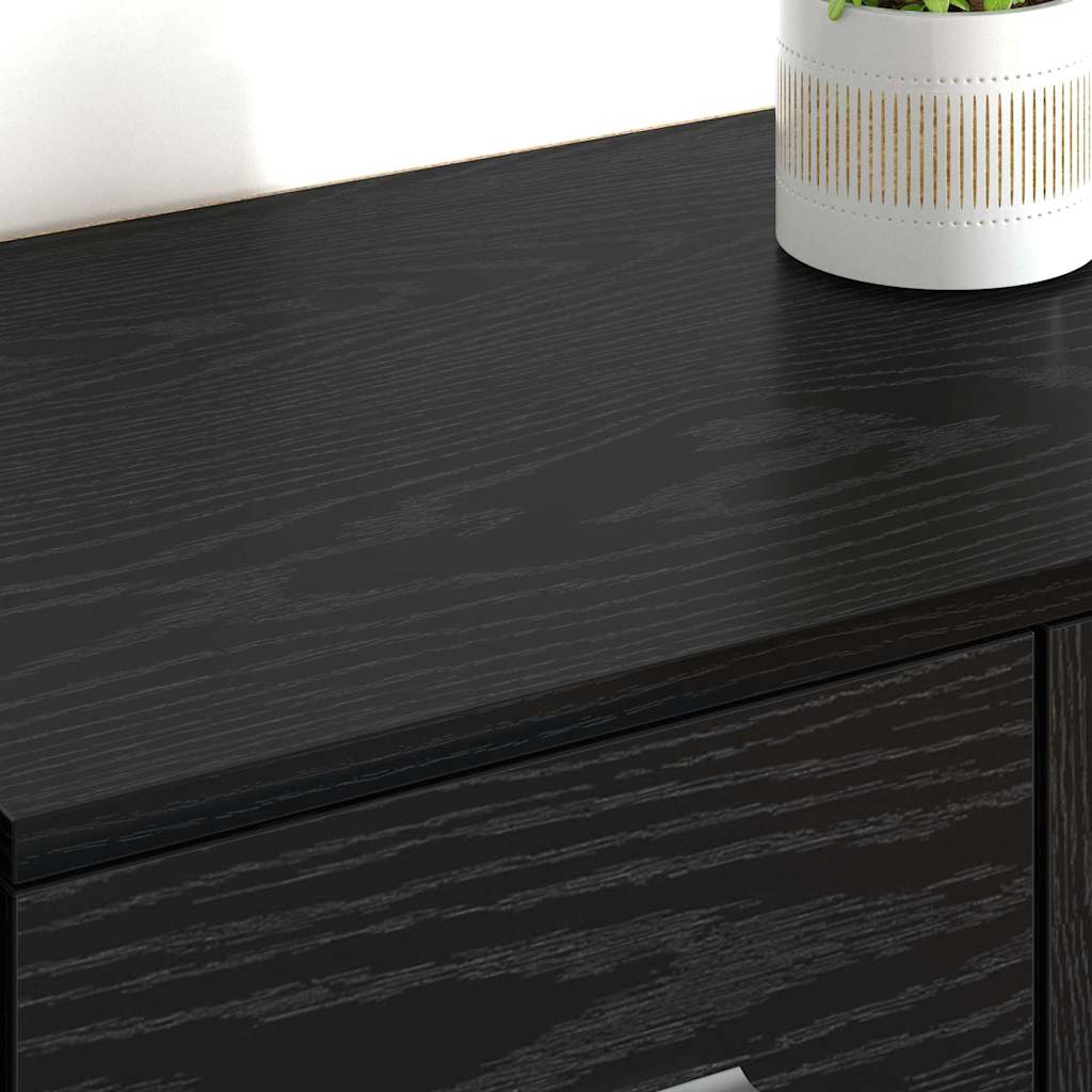 Sideboards CORONA 2 stk. Sort eg 59 x 39 x 80 cm