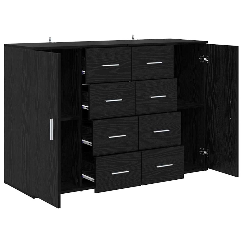 Sideboards CORONA 2 stk. Sort eg 59 x 39 x 80 cm