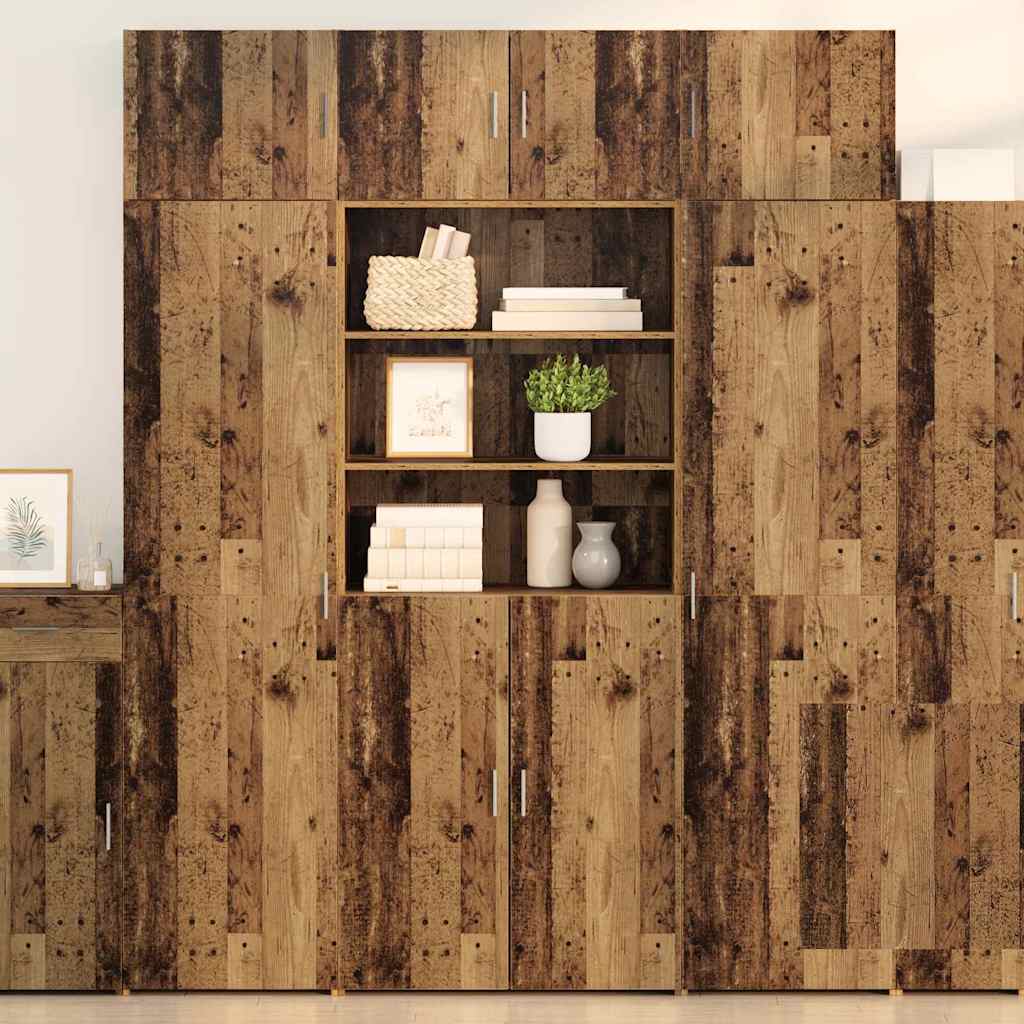 Opbevaringsskab Gammelt træ 80 x 42,5 x 225 cm Konstrueret træ