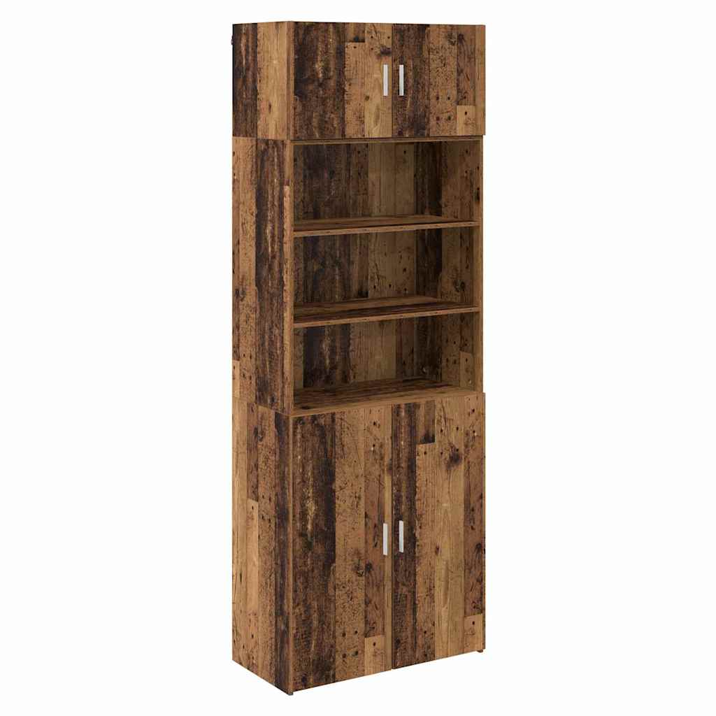 Opbevaringsskab Gammelt træ 80 x 42,5 x 225 cm Konstrueret træ