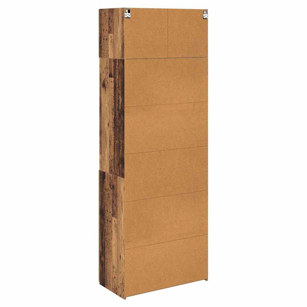 Opbevaringsskab Gammelt træ 80 x 42,5 x 225 cm Konstrueret træ